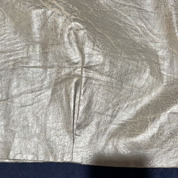 Women’s silver bolero jacket with collar detail and metal buttons - Picture 6 of 6